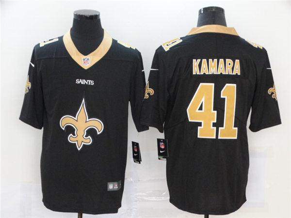 Men’s New Orleans Saints #41 Alvin Kamara Black Nike Team Icon Jersey