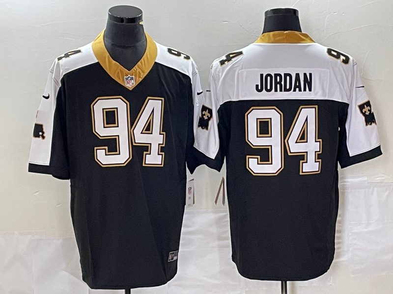 Men’s New Orleans Saints Cameron Jordan #94 Black Vapor F.U.S.E. Limited Jersey