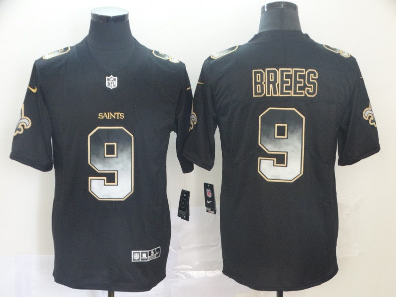Men’s New Orleans Saints Drew Brees #9 Black Jersey