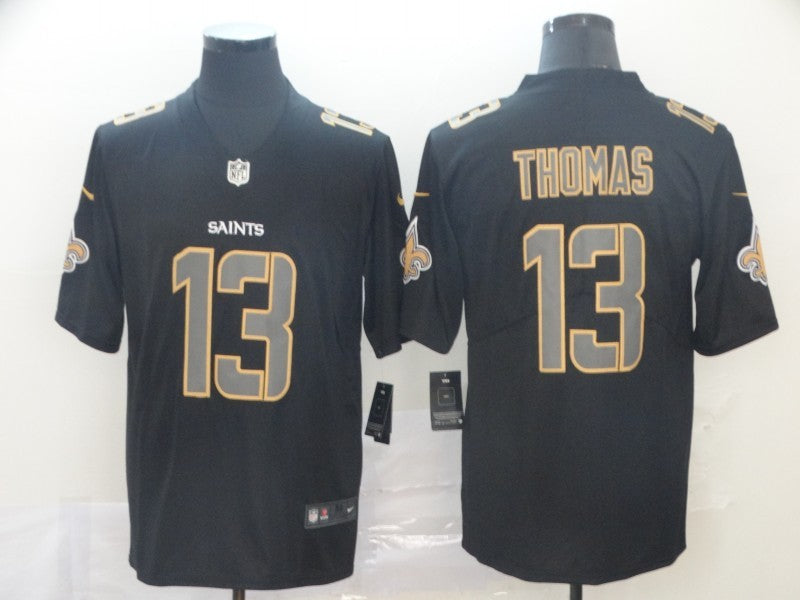 Men’s New Orleans Saints Michael Thomas #13 Black Authentic Jersey