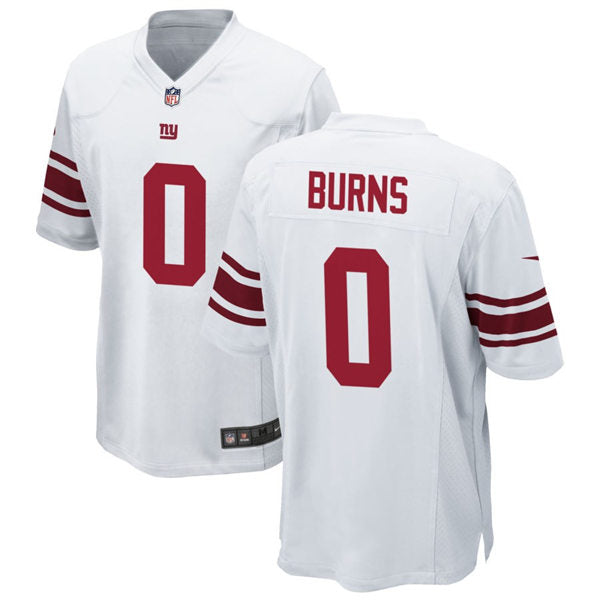 Men’s New York Giants #0 Brian Burns Nike White Vapor Untouchable Limited Jersey