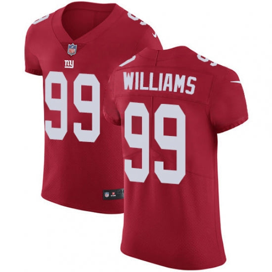 Men’s New York Giants #99 Leonard Williams Nike Red Alternate Vapor Untouchable Limited Jersey
