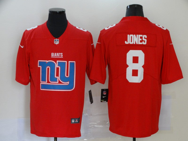 Men’s New York Giants Daniel Jones #8 Red Jersey