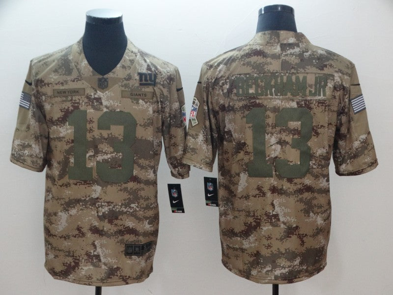 Men’s New York Giants Odell Beckham Jr. #13 Camouflage Jersey