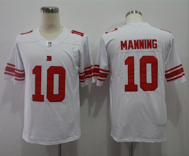 Men’s New York Giants Retired Player #10 Eli Manning Nike White Vapor Untouchable Limited Jersey