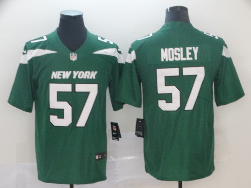 Men’s New York Jets #57 C. J. Mosley Green Nike NFL Vapor Limited Jersey