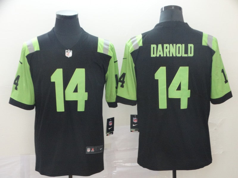 Men’s New York Jets Sam Darnold #14 Black City Edition Jersey