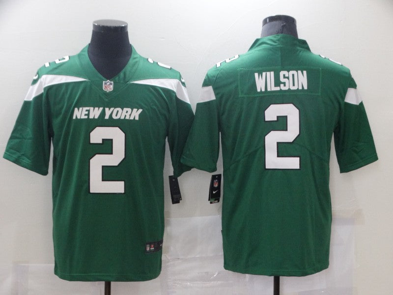 Men’s New York Jets Zach Wilson #2 Gotham Green Jersey