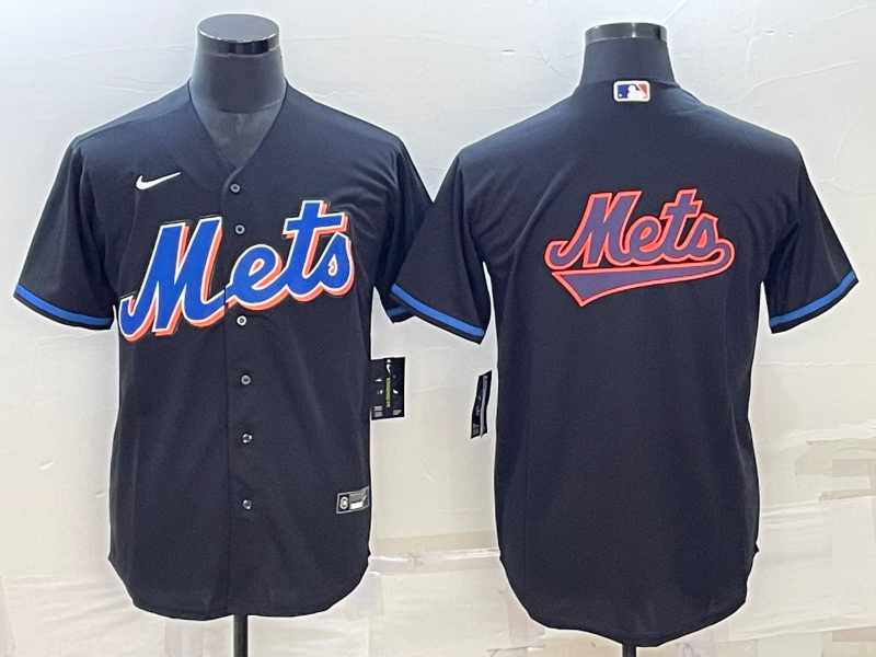 Men’s New York Mets Black 2022 Alternate Team Jersey