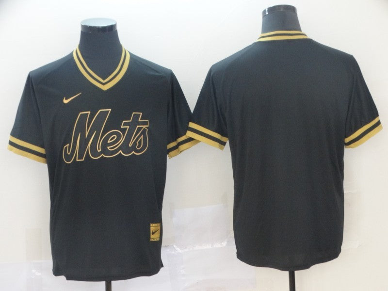Men’s New York Mets Black Blank Jersey