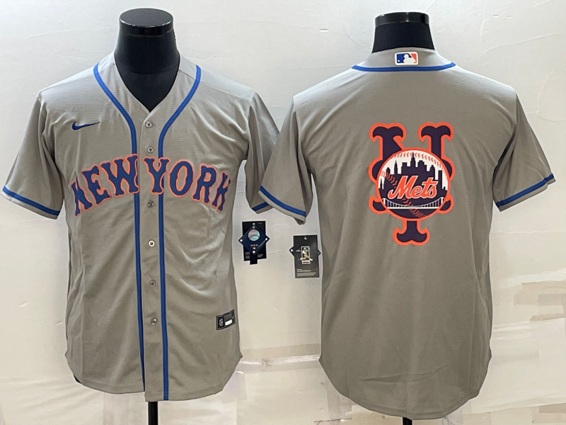Men’s New York Mets Gray Road Authentic Jersey