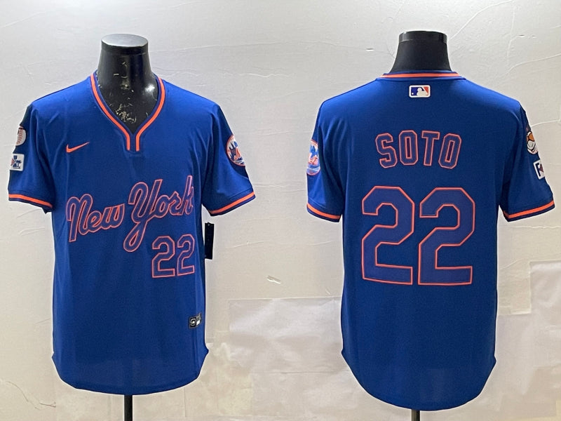 Men’s New York Mets Juan Soto #22 Royal Jersey