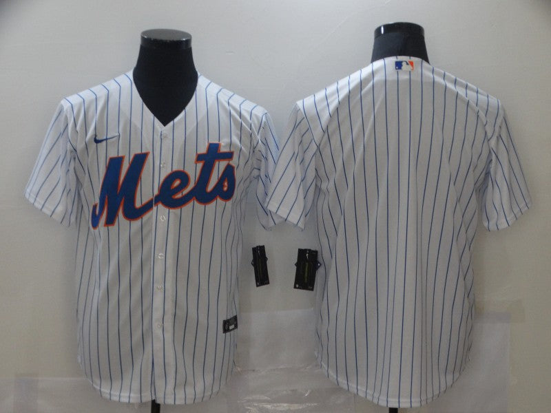 Men’s New York Mets White Home Blank Jersey