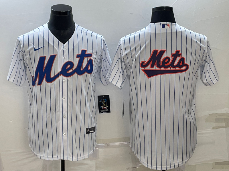 Men’s New York Mets White Home Team Jersey
