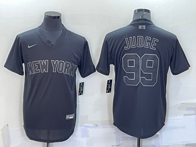 Men’s New York Yankees Aaron Judge #99 Black Alternate Jersey