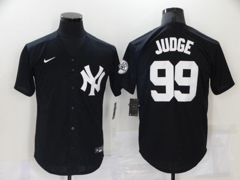 Men’s New York Yankees Aaron Judge #99 Black Baseball Jersey