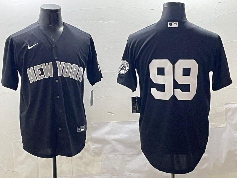Men’s New York Yankees Aaron Judge #99 Black Jersey