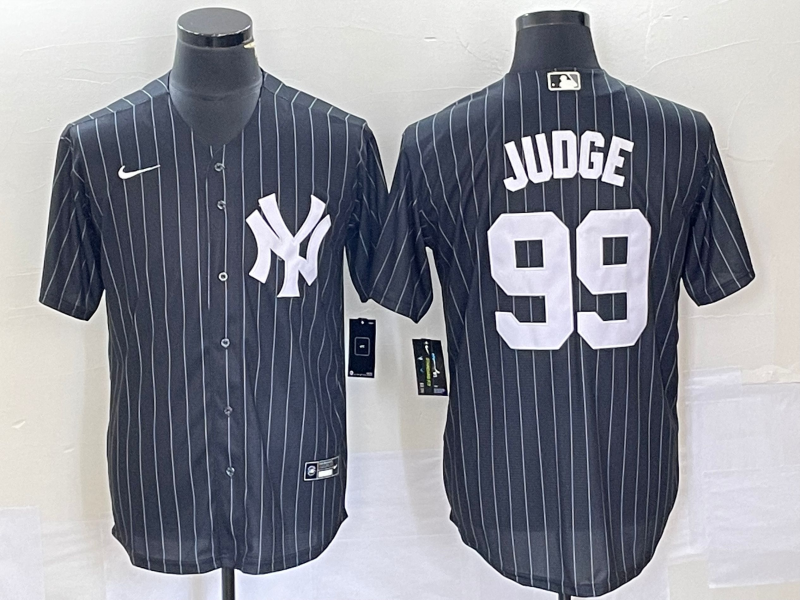 Men’s New York Yankees Aaron Judge #99 Black Jersey