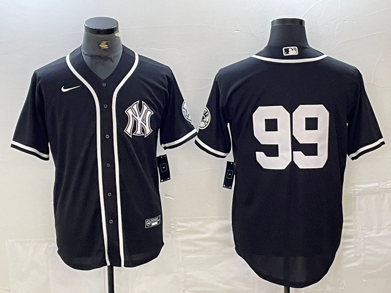 Men’s New York Yankees Aaron Judge #99 Black Limited Name Jersey