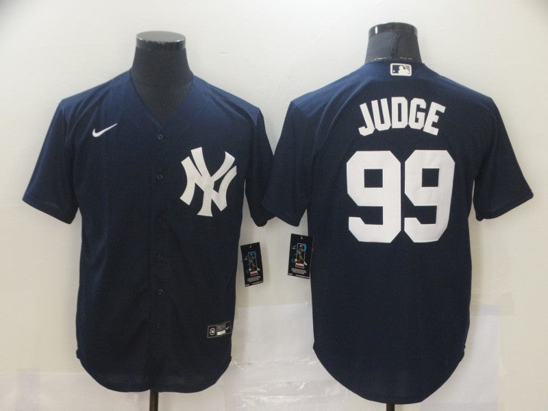 Men’s New York Yankees Aaron Judge #99 Navy Baseball Jersey