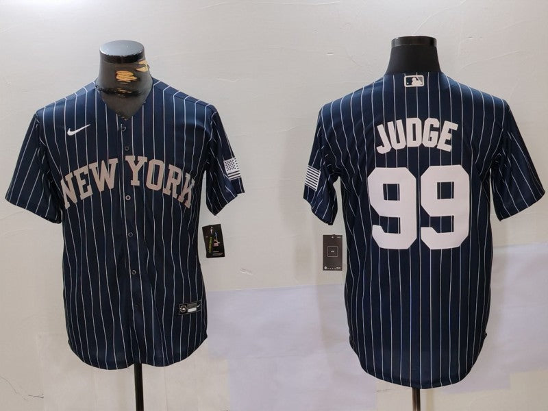 Men’s New York Yankees Aaron Judge #99 Navy Jersey