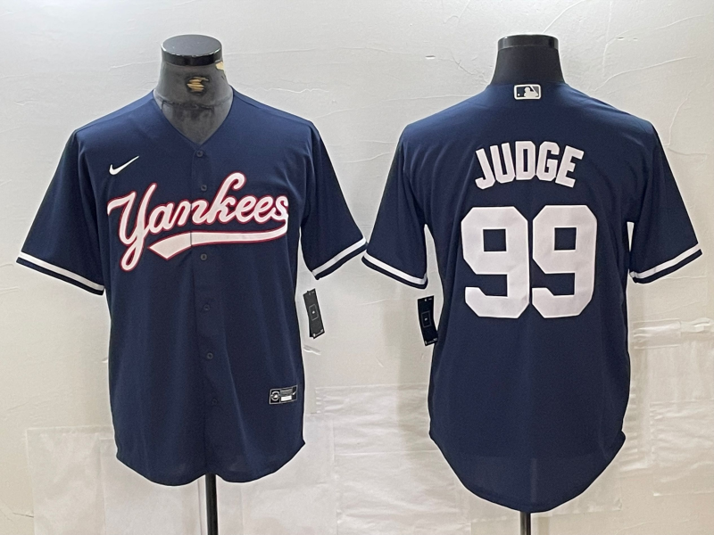 Men’s New York Yankees Aaron Judge #99 Navy Limited Jersey