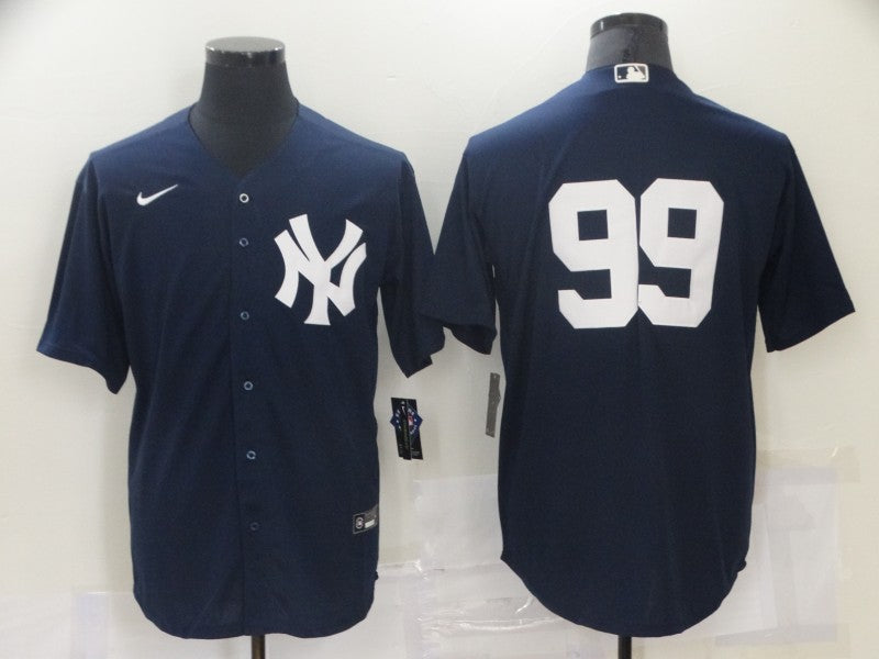 Men’s New York Yankees Aaron Judge #99 Navy Name Jersey