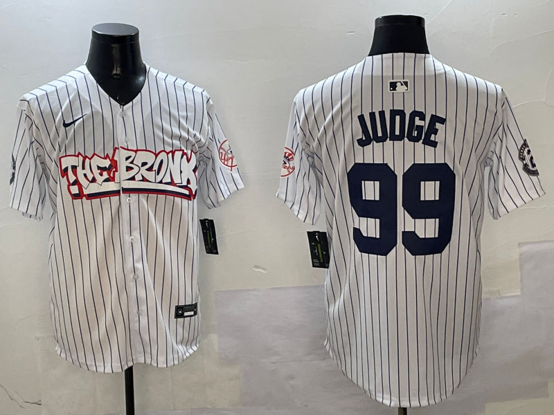 Men’s New York Yankees Aaron Judge White Limited Jersey