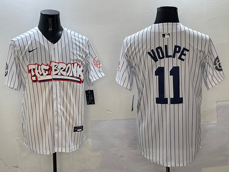 Men’s New York Yankees Anthony Volpe White Limited Jersey