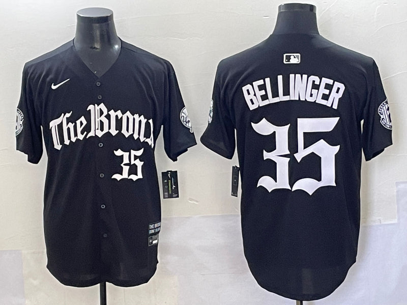 Men’s New York Yankees Cody Bellinger #35 Black Alternate Limited Jersey