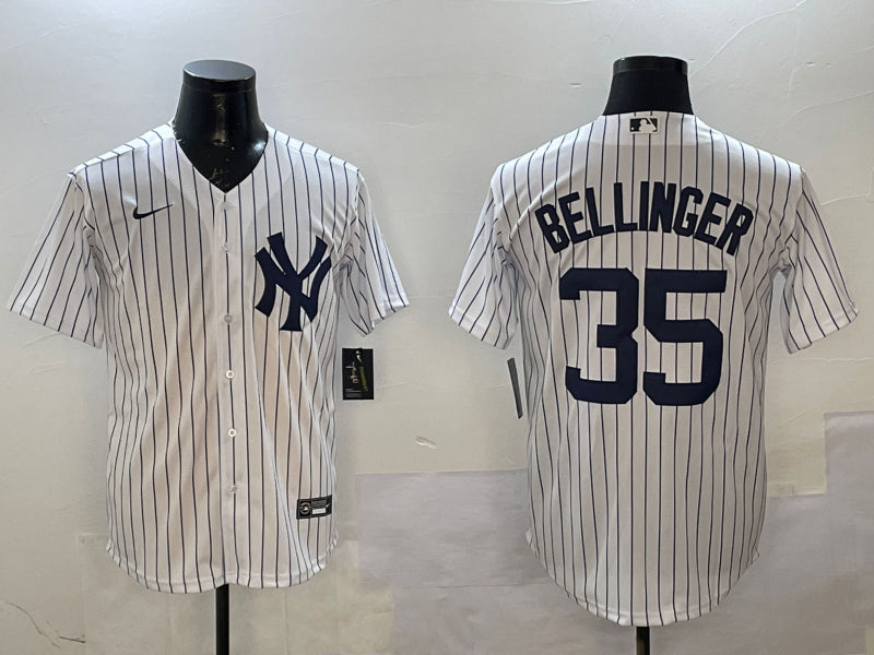 Men’s New York Yankees Cody Bellinger #35 White Home Jersey