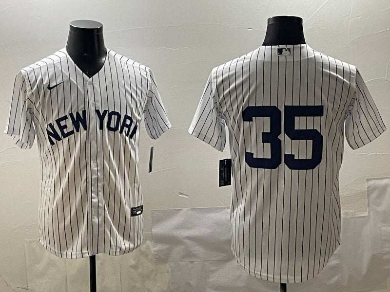 Men’s New York Yankees Cody Bellinger #35 White Jersey