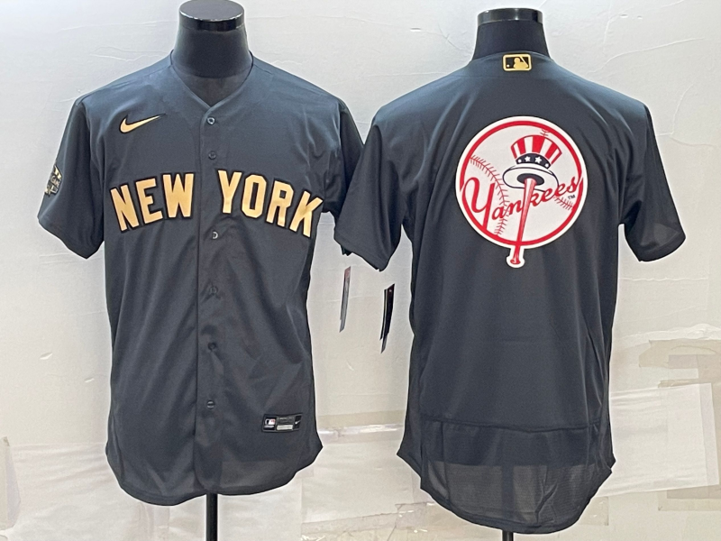 Men’s New York Yankees Dark Gray Team Jersey