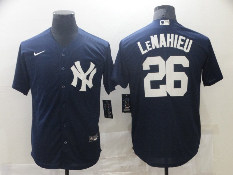 Men’s New York Yankees DJ LeMahieu #26 Navy Baseball Jersey