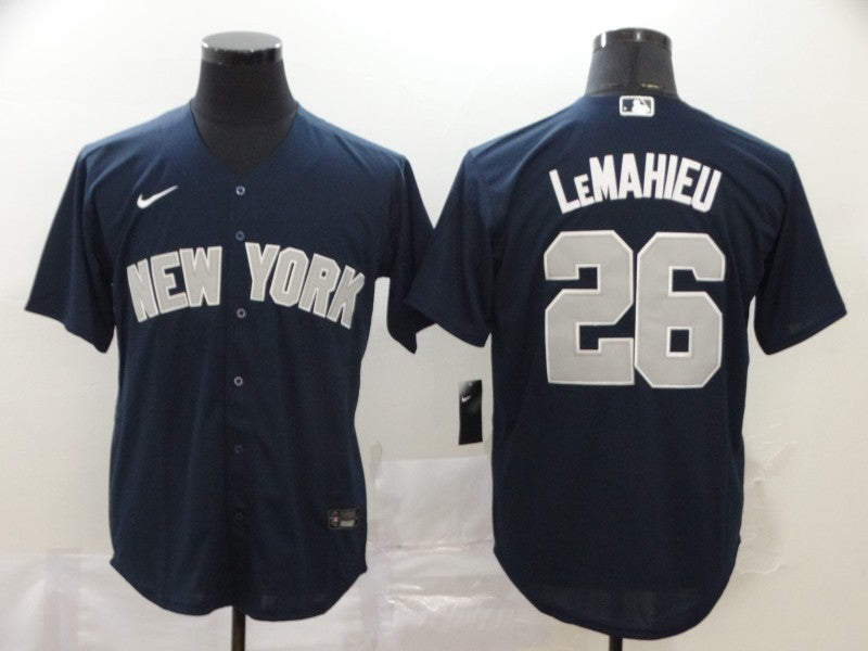 Men’s New York Yankees DJ LeMahieu #26 Navy Jersey