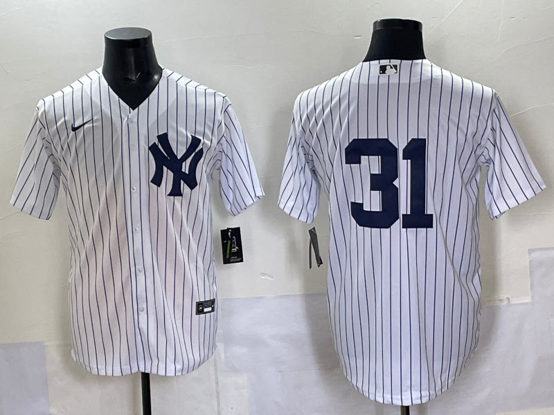 Men’s New York Yankees Ichiro Suzuki #31 White Limited Jersey