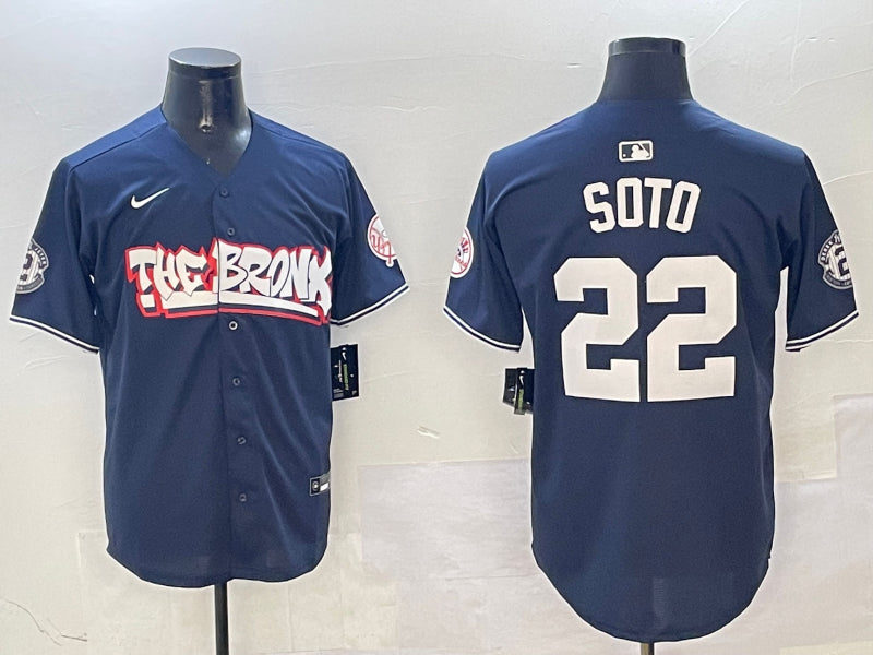 Men’s New York Yankees Juan Soto Navy Limited Jersey