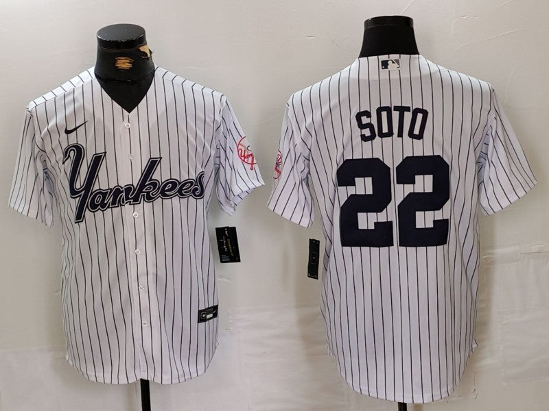 Men’s New York Yankees Juan Soto White Jersey