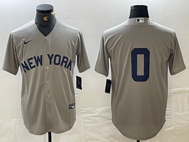 Men’s New York Yankees Marcus Stroman #0 Gray Limited Jersey
