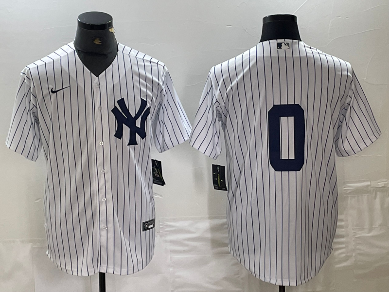 Men’s New York Yankees Marcus Stroman #0 White Home Limited Jersey