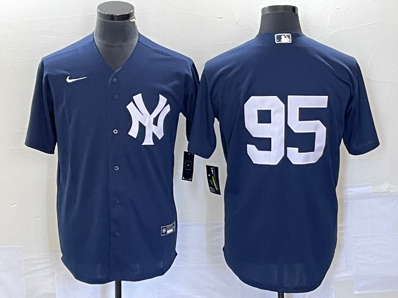 Men’s New York Yankees Oswaldo Cabrera #95 Navy Name Jersey