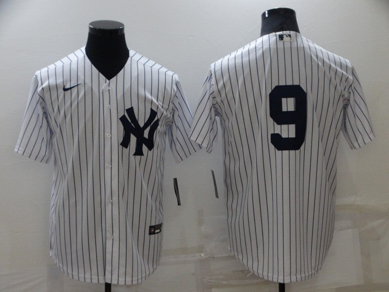 Men’s New York Yankees Roger Maris #9 White Name Jersey