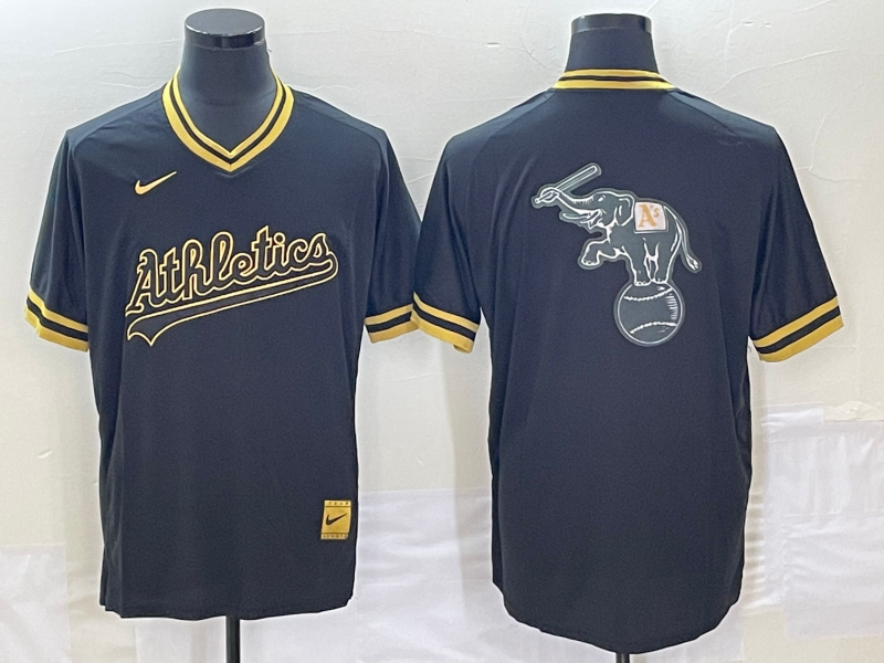 Men’s Oakland Athletics Black Jersey