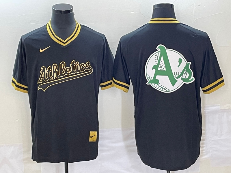 Men’s Oakland Athletics Black Team Jersey