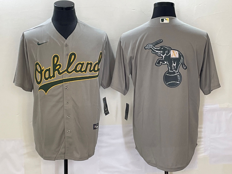 Men’s Oakland Athletics Gray Jersey