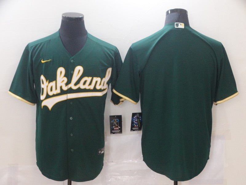 Men’s Oakland Athletics Kelly Green Alternate Blank Jersey