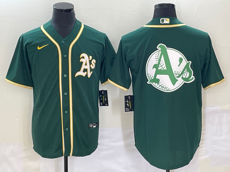 Men’s Oakland Athletics Kelly Green Team Jersey