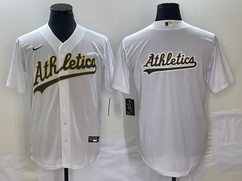 Men’s Oakland Athletics White Home Jersey
