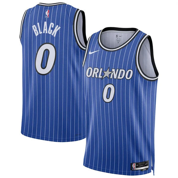 Men’s Orlando Magic #0 Anthony Black 2025-26 Blue Icon Edition Swingman Jersey