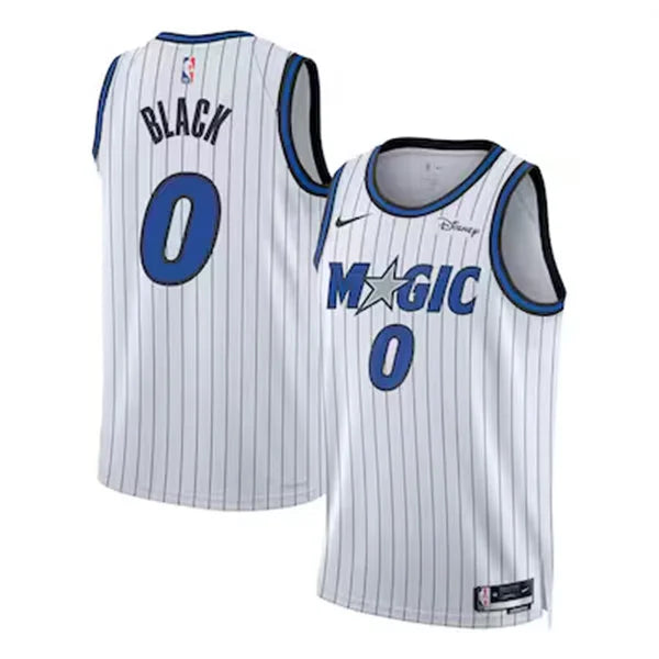 Men’s Orlando Magic #0 Anthony Black 2025-26 White Association Edition Swingman Jersey